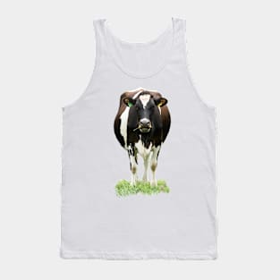 Black and White Cow Tank Top